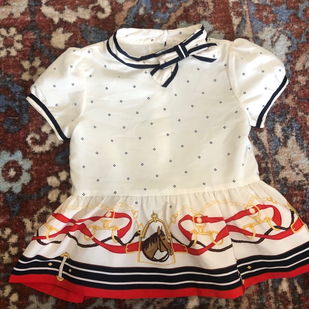 Janie and Jack Horse Blouse